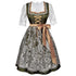 „Waldtraum“ 3-teiliges Dirndl-Set in Rauchgrün – inkl. Bluse & Schürze | Festliches Trachtenkleid